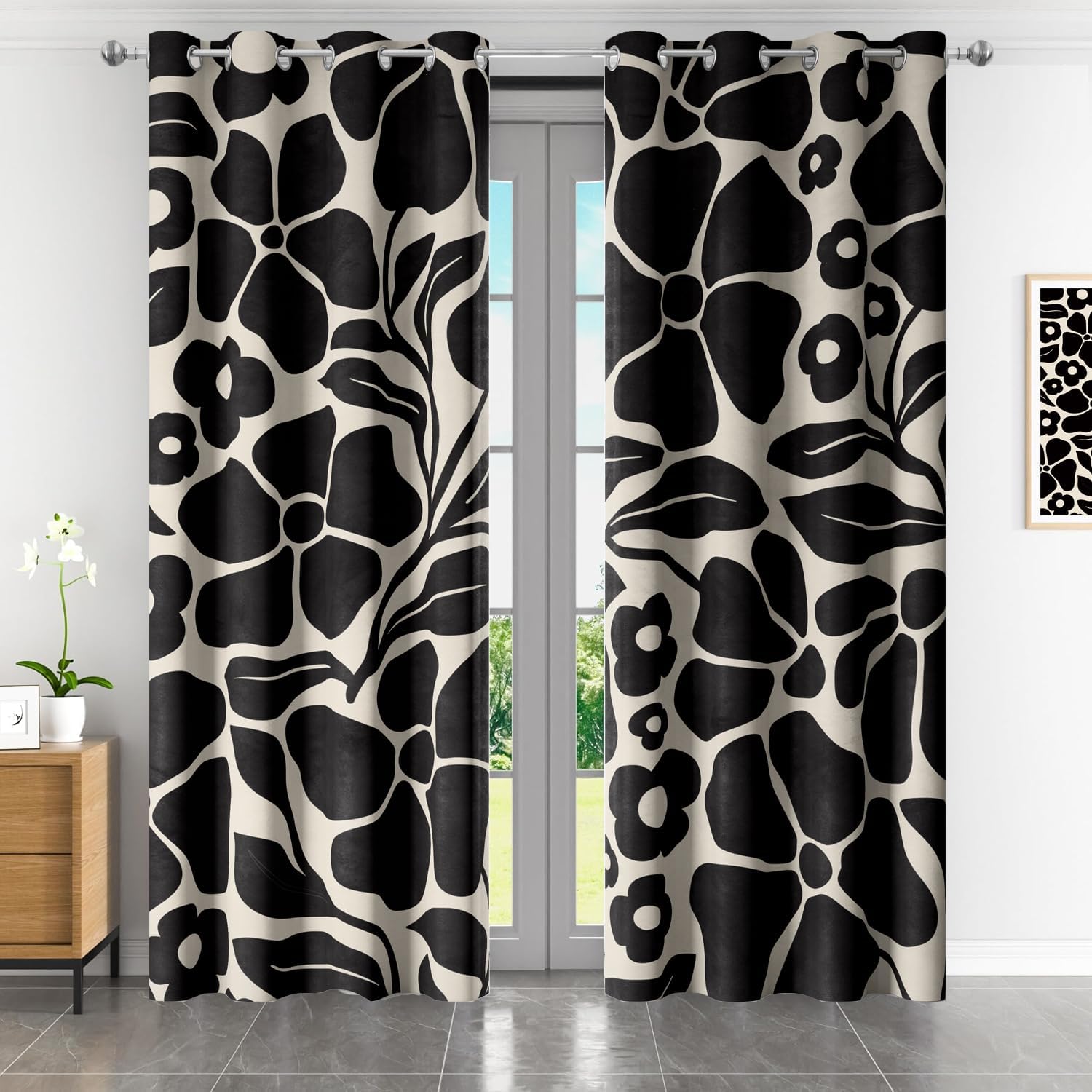 DesignLivingco-Boho Blackout Curtain 52x84