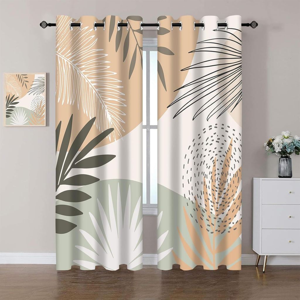 DesignLivingco-Boho Geometric Curtain 52x96