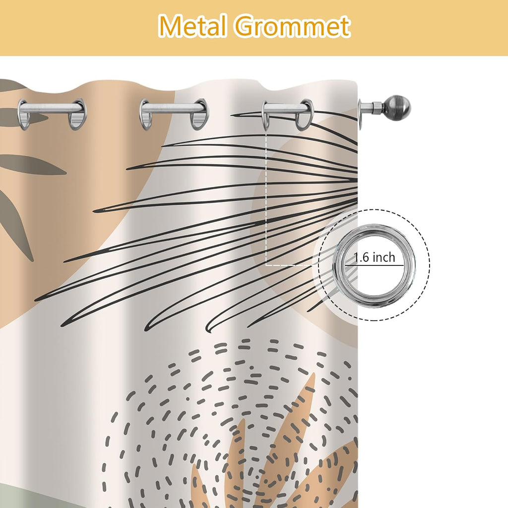 DesignLivingco-Boho Geometric Curtain 52x96