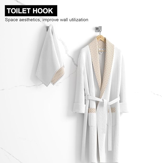 Bathroom Hardware Set Brushed Nickel 10-Pieces Bathroom Towel Rack SUS304 Stainless Steel Bath Towel Bar Set Towel Racks Wall Mounted.