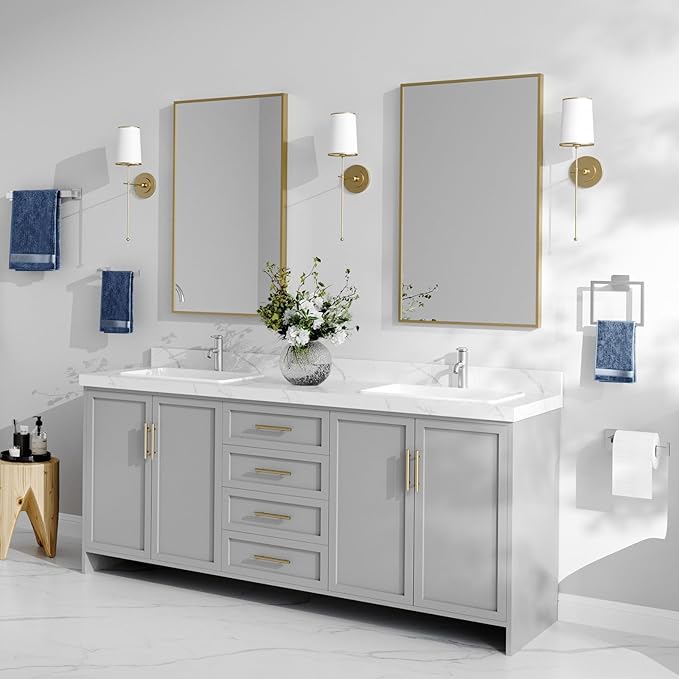 Bathroom Hardware Set Brushed Nickel 10-Pieces Bathroom Towel Rack SUS304 Stainless Steel Bath Towel Bar Set Towel Racks Wall Mounted.